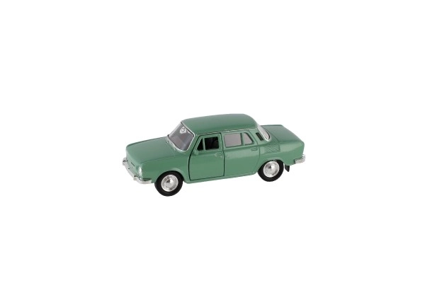 Auto Welly Škoda 100 metaal/plastic 11cm 1:34 vrije loopmogelijkheid 4 kleuren 15x7x7cm