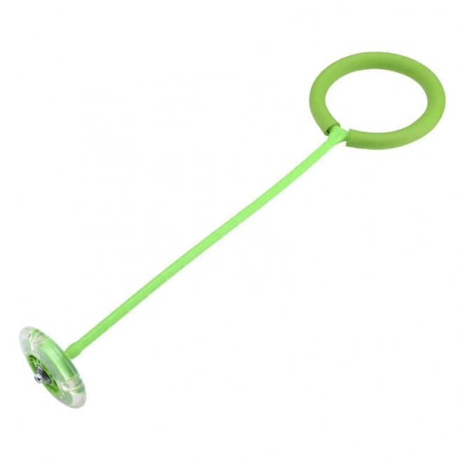 Hula hop en springtouw met LED-lichten, groen
