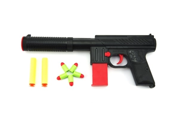 Kinderpistool met schuimpijltjes 30 cm