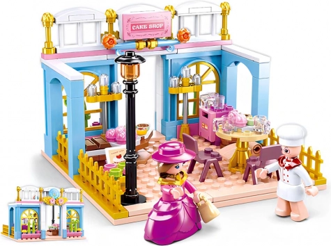 Bouwset Sluban Girl's Dream Village – historische bakkerij