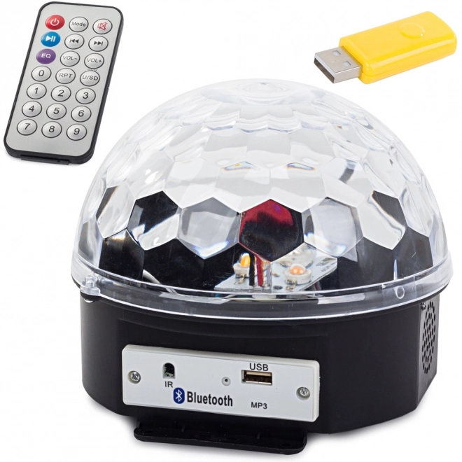 Led disko bol usb mp3 projector met bluetooth en laser