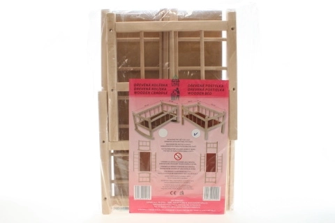 Houten ledikant