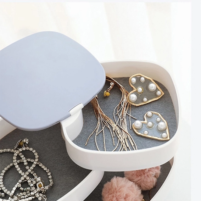 Meerniveau juwelendoos, premium organizer - wit