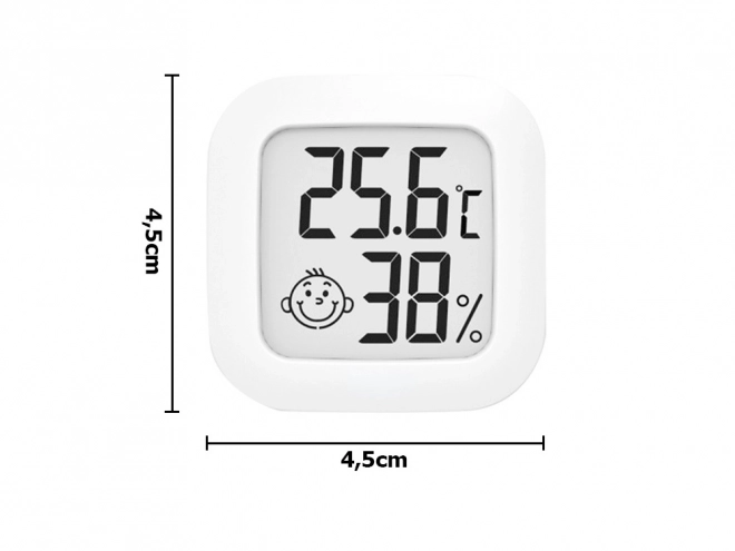 Digitale kamerthermometer en hygrometer