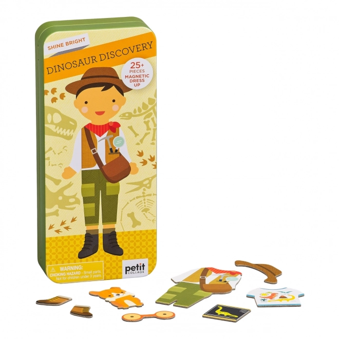 Magnetische puzzel Archeoloog voor kinderen