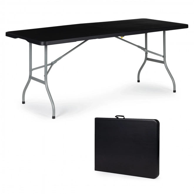 Opvouwbare tuintafel 153 cm - zwart