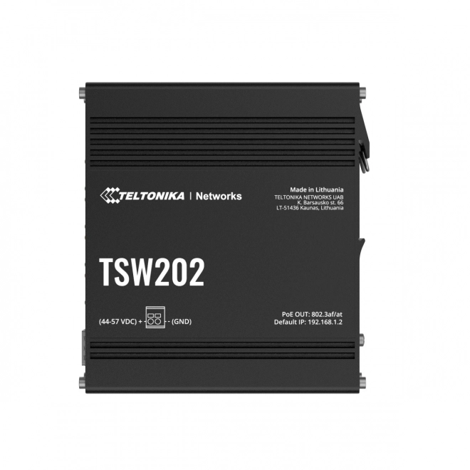 Industriële beheerde schakelaar TSW202 2xSFP 8xPoE+ L2/L3