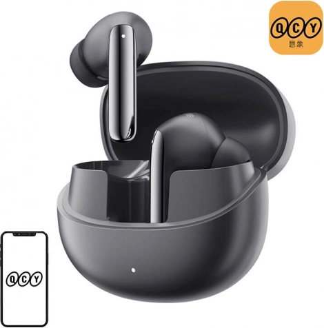 Draadloze oordopjes QCY MeloBuds Pro met ANC (zwart)