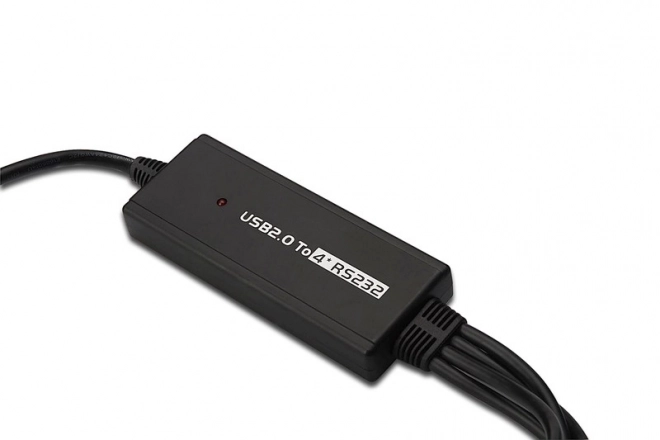 USB-adapter voor 4x RS232 met kabel van 1,5m