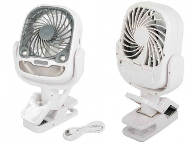 USB tafelventilator met RGB-achtergrondverlichting en luchtbevochtiger 2-in-1