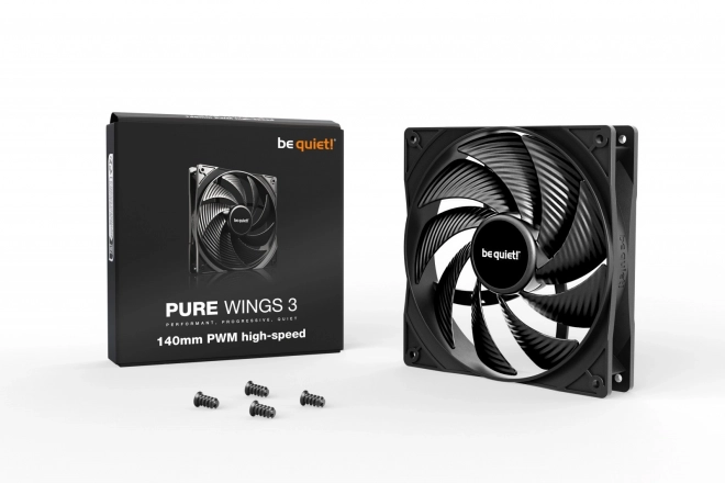 Ventilator Pure Wings 3 140 mm PWM voor hoge snelheden