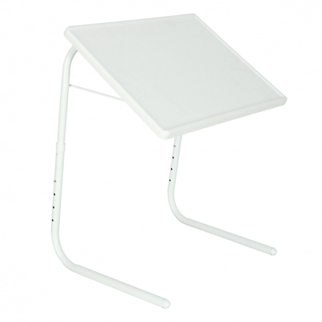 Opvouwbare witte zijtafel voor laptop