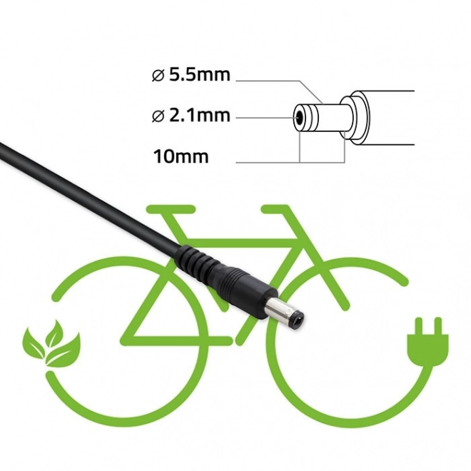 Acculader voor elektrische fietsen 36V | 42V | 2A | 5,5*2,1