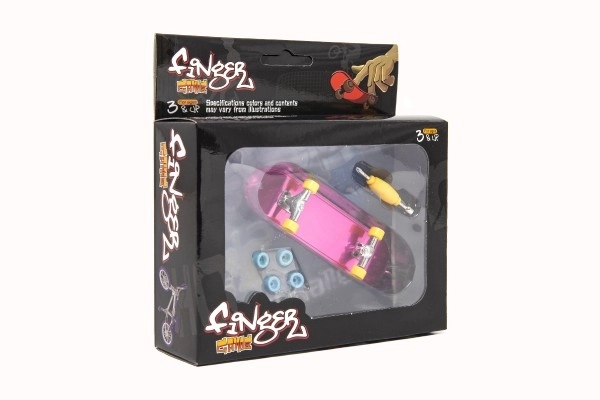 Schroefbare vinger skateboard met accessoires - 9 cm