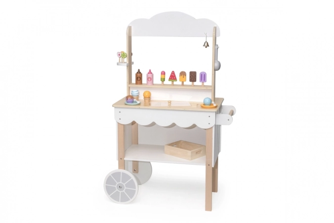 Houten mobiele ijskraam