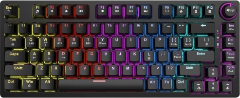 Draadloos mechanisch toetsenbord Savio PHENIX met Gateron Red Pro-schakelaars
