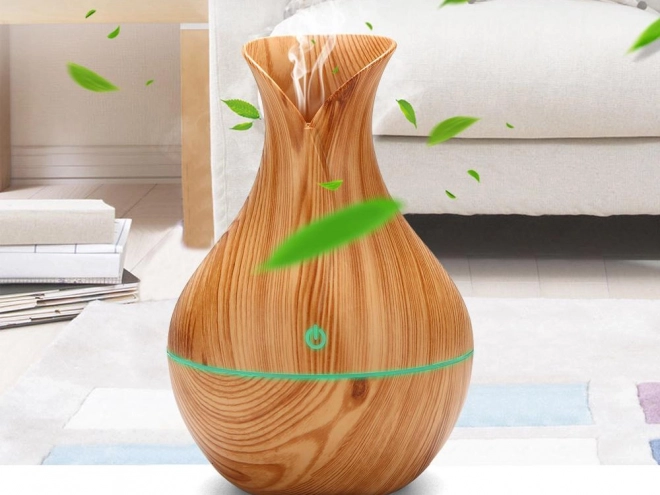 Aroma diffuser en luchtbevochtiger met RGB-verlichting en USB-voeding