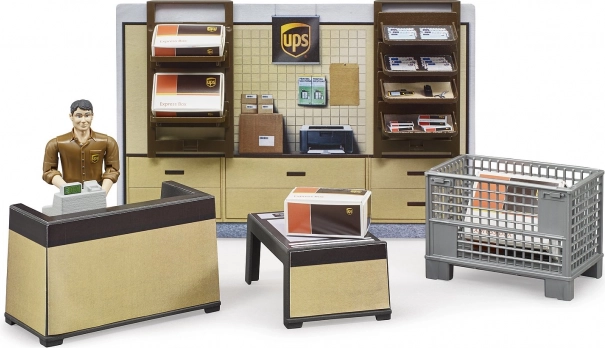 Set BWORLD UPS pakketwinkel met figuur