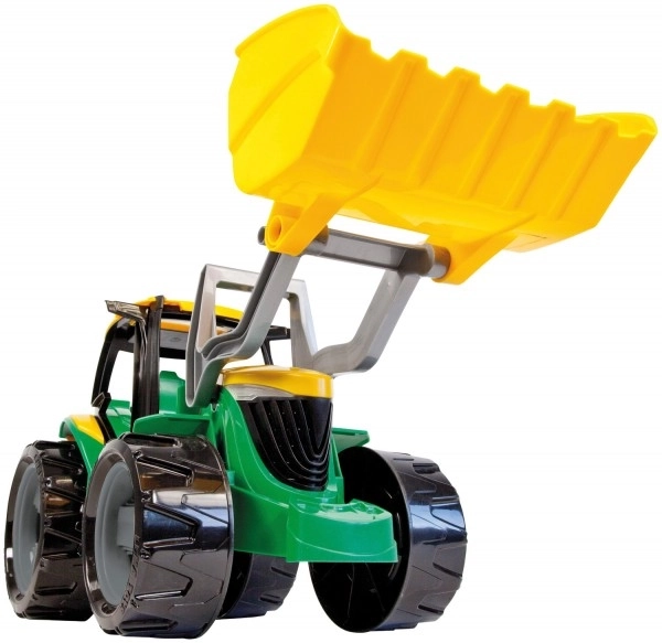 Kindertractor met laadschop Groen-Geel