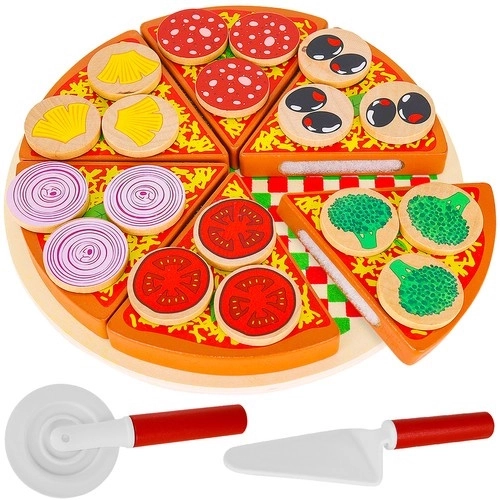 Houten pizza - set 22471