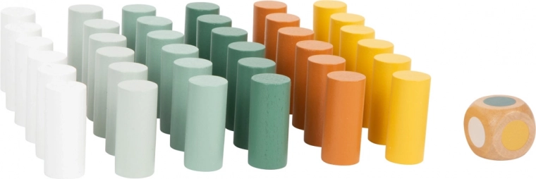 Gekleurde dobbelsteen bepaalt het tempo van het spel