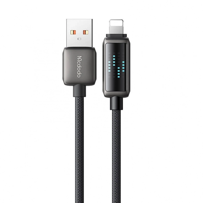 USB-A naar Lightning kabel Mcdodo met LED-display 1,2 m