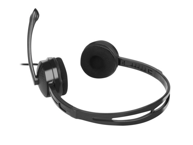 Koptelefoon met microfoon Natec Canary GO zwart