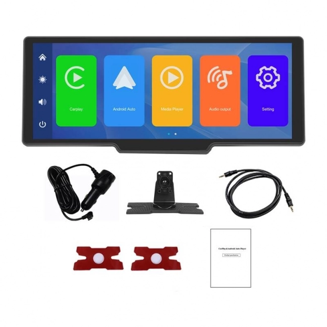 Podofo A3247 aanraakmonitor voor auto met Carplay en Android Auto