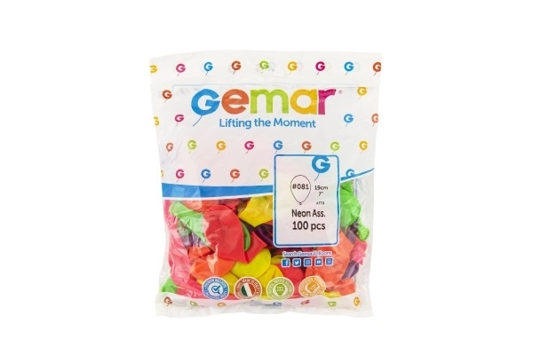 Opblaasbare ballonnen - Neon 100 stuks