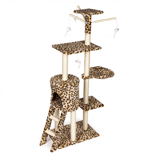 Kattenkrabpaal, huisje, boom, ligplaats, 138cm xl, Panther