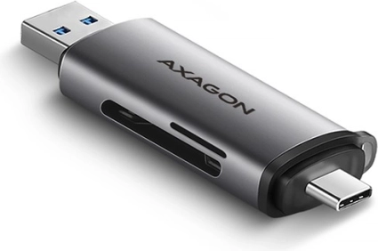 Externe kaartlezer USB3.2 Gen 1 Type-C + Type-A SD/microSD