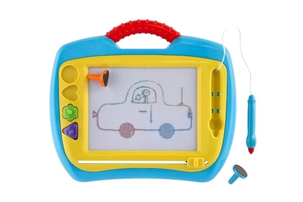 Magnetische tekentablet van plastic 20x15cm in doos 38x32x5cm