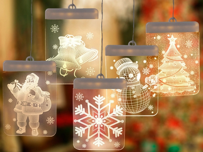 Kerst LED raam decoratie
