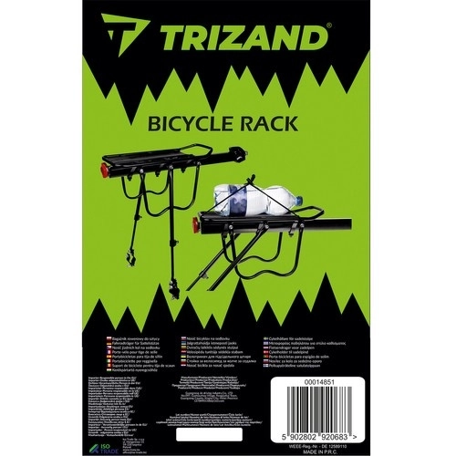Zwarte Metalen Fietsdrager TRIZAND