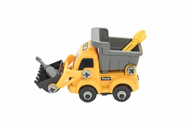 Schroefconstructie machine met plastic accessoires