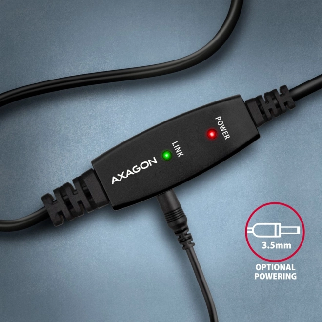 ADR-215B USB 2.0 A-M -> B-M actieve verbindingskabel/versterker 15 m