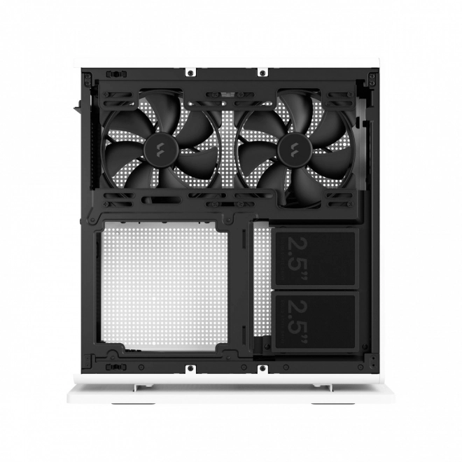 Witte pc-behuizing Ridge mITX PCIE 4.0