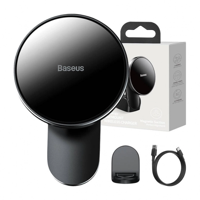 Baseus houder voor de auto met draadloze oplader 15 W voor iPhone 12/13