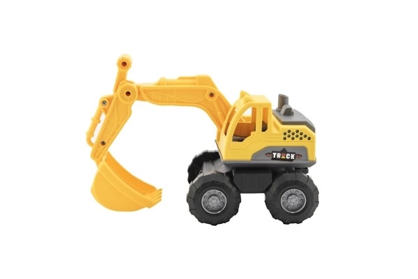 Bouwmachine plastic 18-20cm mix van soorten met vrije loop in net