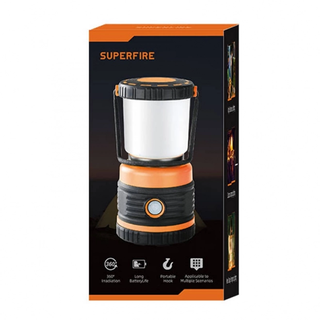 Kampeerlamp Superfire met hoge helderheid 850 lm