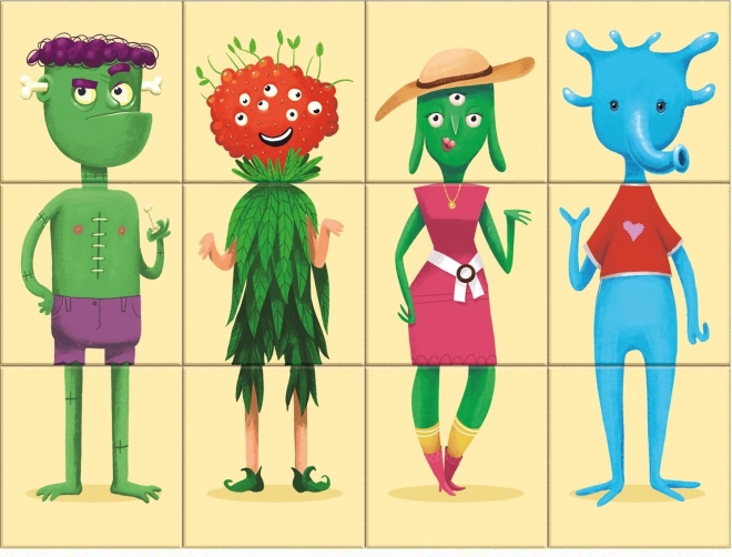 Creatieve blokjes - monstertjes