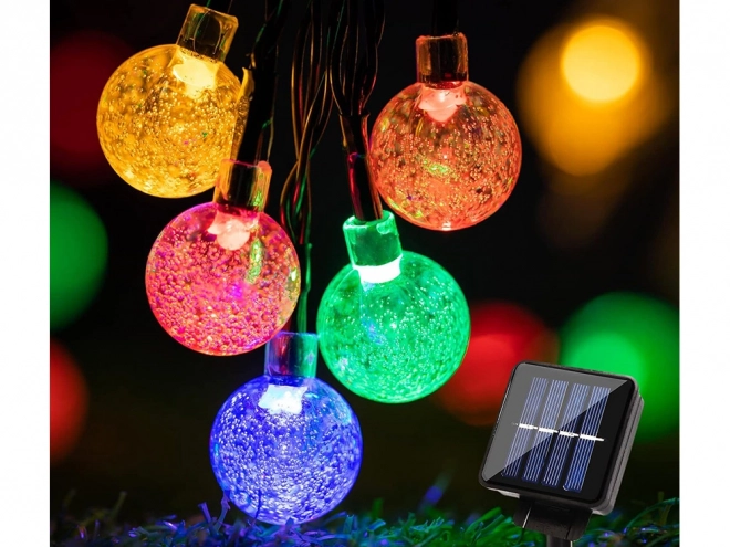 Tuin solar lichtslinger meerkleurig