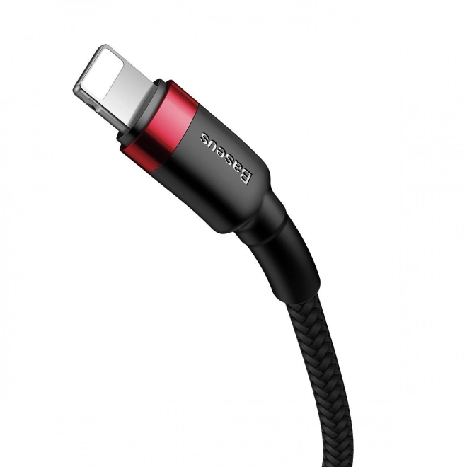 Kabel Baseus Cafule USB-C naar Lightning 18W rood-zwart