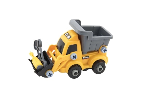 Schroefconstructie machine met plastic accessoires