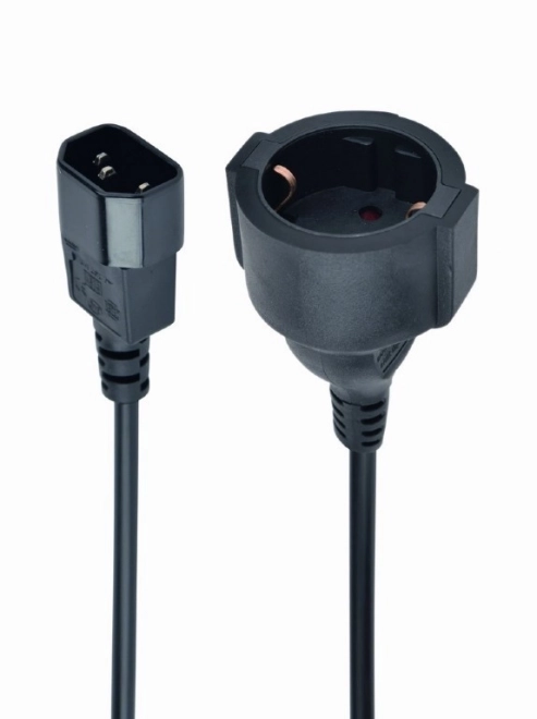 Voedingsadapter IEC320 C14 naar SCHUKO (V) 15 cm