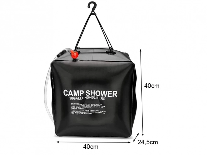 Zonneschijndouche voor kamperen 40l