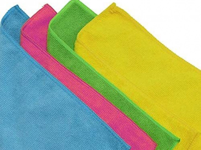Set van reinigingsdoekjes van microvezel