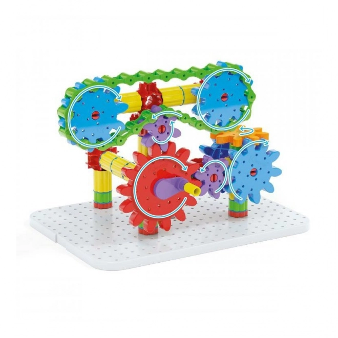 Bouwdoos tandwielen Quercetti Georello Tech