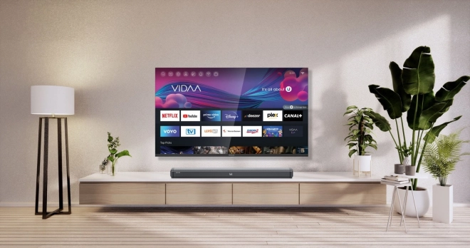 Soundbar met ingebouwde subwoofers 2.1 200W