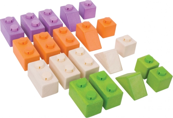 Bigjigs Baby Houten Koppelblokken Basisset